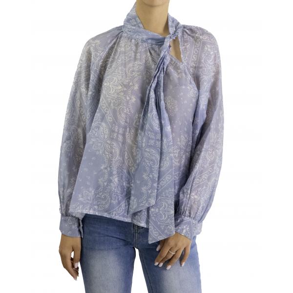 Camicia con fiocco "Lola" 